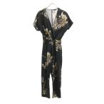 ZARA BASIC Zara Basic общий рисунок короткий рукав все в одном XS оттенок черного женский б/у одежда б/у 