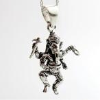 Yahoo! Yahoo!ショッピング(ヤフー ショッピング)インド ガネーシャ ダンシングガネーシャ ペンダントトップ ペントップ ペンヘッド お守り シルバー アクセサリー