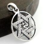 六芒星 ヘキサグラム ジャーライオン ライオン ペンダントトップ ペンダント シルバー９２５