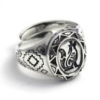  коренные американцы ngoodvibrationsgdo вибрация oo kami. кольцо кольцо мужской женский серебряный 925