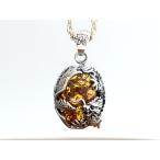 goodvibrations グッドバイブレーション 龍 鳳凰 アンバー 琥珀 シルバー ペンダントトップ ペントップ アクセサリー お守り