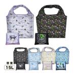 エコバッグ ショッピングバッグ ポケット付きエコバッグ クロミ シナモロール サンリオ マインクラフト 大人 子供 通学 ショッピング メール便対応