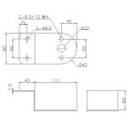 IKK バスマーカー用 Z型 ステー 鉄 Z-105