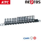 KTC ネプロス 9.5sq.セミディープソケットセット 六角 12コ組 NTB3M12A