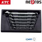 KTC ネプロス コンビネーションレンチセット 6本組 NTMS206