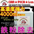 鉄粉除去剤 4000ml 濃いから効く PRO用原液タイプ ブレーキダスト・鉄粉除去の決定版 業務用 ホイール ボディ 融雪剤 洗車