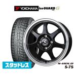 スタッドレスタイヤ ホイール4本セット BADX エスホールド S-7S ヨコハマ アイスガード IG60 165/65R14