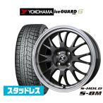 スタッドレスタイヤ ホイール4本セット BADX エスホールド S-8M ヨコハマ アイスガード IG60 165/65R14