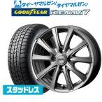 スタッドレスタイヤ ホイール4本セット BADX D,O,S(DOS) SE-10R グッドイヤー ICE NAVI アイスナビ 7 日本製 (2022年製)  155/65R14