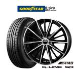 サマータイヤ ホイール4本セット BADX AMD G-Line SP グッドイヤー エフィシエント グリップ エコ EG01 195/65R15