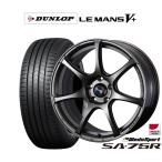 サマータイヤ ホイール4本セット ウェッズ ウェッズスポーツ SA-75R ダンロップ LEMANS ルマン V+ (ファイブプラス) 205/50R17