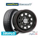 【2025年製】スタッドレスタイヤ ホイール4本セット MLJ デイトナ SS グッドイヤー ICE NAVI アイスナビ 7 日本製  215/65R16