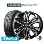 【2025年製】スタッドレスタイヤ ホイール4本セット BADX ロクサーニ バトルシップII(ハイエース) グッドイヤー ICE NAVI アイスナビ 7 日本製  215/65R16