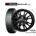 サマータイヤ ホイール4本セット ホットスタッフ エクシーダー E05II ブラックVer. ヨコハマ BluEarth ブルーアース RV03CK(RV-03CK) 165/65R15