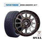 オフロードタイヤ ホイール4本セット FORCE デルタフォース OVAL(オーバル) トーヨータイヤ オープンカントリー AT3(ホワイトレター) 225/65R17