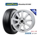 サマータイヤ ホイール4本セット JAPAN三陽 ZACK JP-209 Limited White グッドイヤー エフィシエント グリップ エコ EG02 165/65R14
