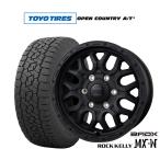 サマータイヤ ホイール4本セット BADX ロックケリー ROCK KELLY MX-W トーヨータイヤ OPEN COUNTRY オープンカントリー AT3 215/70R16