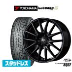 【2024年製】スタッドレスタイヤ ホイール4本セット MID シュナイダー SQ27 ヨコハマ アイスガード IG60 195/65R15