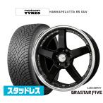 スタッドレスタイヤ ホイール4本セット BADX ロクサーニ グラスターファイブ NOKIAN ノキアン ハッカペリッタ R5 SUV 235/50R20