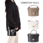 CHRISTIAN VILLA クリスチャンヴィラ ハンド バッグ 2WAY ショルダーバッグ レディース イタリア製 牛革 valentino　4926