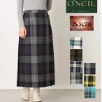 ショッピング15号 O'NEIL OF DUBLIN オニール オブ ダブリン ウール ロング スカート ロング丈 ラップスカート 83cm