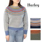 ハーレーオブスコットランド ニット ノルディック Harley of scotland レディース L5121 クルーネック CREW NECK SWEATER ジャガード セーター プレゼント