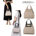 ロリステッラ loristella トートバッグ ハンドバッグ バッグ レザー ショルダー 2WAY LORISTELLA BETH 2938 レザー キャンバス 春夏 涼しげ