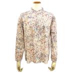 【SALE】Parkes パークス  リバティ LIBERTY フリルスタンドカラーロングスリーブブラウス  綿100％ 日本製 サイズ(M) 品番(PN2433528) col.1 返品不可