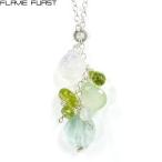 Yahoo! Yahoo!ショッピング(ヤフー ショッピング)ビジューネックレス レディース レディス カジュアル ブリオレットペンダント ガーネット プラジオライト ブルートパーズ フランスブランド brand