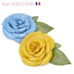ナチュラルブローチ レディース レディス フランスブランド スカーフ留め ピンブローチ ローズモチーフ ROSE HAYLLAND marbella brand