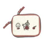 Yahoo! Yahoo!ショッピング(ヤフー ショッピング)在庫処分 MOOMIN ムーミン リトルミイ 雑貨コレクション キャンバス Wファスナー ミニポーチ 206531 K 2022年4月 かわいい 小物入れ ポーチ [re]