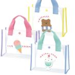 ゆるPOP プールバッグ 透明 クリア 93223/クマ 93224/アイスクリーム 93225/シマエナガ Q 2024年3月 サマーグッズ 女の子 かわいい 大容量 ゆるイラスト
