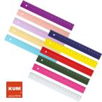 レイメイ藤井 KUM クム ルーラー 17cm定規 KM171 ビビッド パステル クリア （R