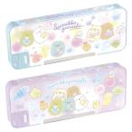すみっコぐらし ゴーゴースクール ソフトペンケース 2ドア 両面 筆箱 PT17501 PT17502 サンエックス 2024年11月 女の子 かわいい すみっこぐらし [re]