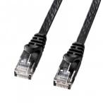  Sanwa Supply категория 6 Flat LAN кабель 1m черный LA-FL6-01BK