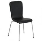  Cafe стул - новый soft стул PVC черный LFP-11L-BK