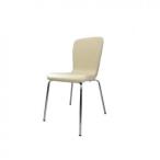  Cafe стул - новый soft стул PVC слоновая кость LFP-11L-IV