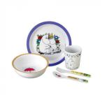 MOOMIN Moomin melamin подарок 5 позиций комплект голубой PTJ060212