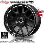アドヴァンティ・レーシング ヴィゴロッソ N765 マットブラックマシニング 18インチ 4H100 7.5J+48 1本 56.1 業販4本購入で送料無料