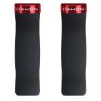 DAHON ダホン 高密度スポンジグリップ 黒(スポンジ)／赤(キャップ) 自転車 グリップ 折りたたみ自転車 フラットバー用 バーハンドル 交換 パーツ