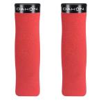DAHON ダホン 高密度スポンジグリップ 赤(スポンジ)／黒(キャップ) 自転車 グリップ 折りたたみ自転車 フラットバー用 バーハンドル 交換 パーツ