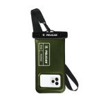 Pelican 防水ポーチ IP68 Marine Waterproof Floating Pouch - Olive Green ネックストラップ付属 for Universal Max 6.5 inch