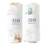 おくるみ ガーゼ スワドル ベビーブランケット 赤ちゃん 授乳ケープ 綿100％ 柔らかい ベビーバスタオル 2枚セット 速乾 夏用 新生児 出産祝