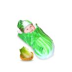 Edges42 おくるみ 新生児 野菜 夏 ガーゼ 抱っこ布団 白菜おくるみ 授乳ケープ (はくさい)