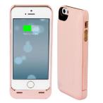 バッテリー内蔵 カバー BOOSTCASE HYBRID BATTERY FOR iPhone 5 5s SE ケース 2200mAh Blush Pink 一体型 スリム 充電 モバイルバッテリー