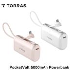Torras - PocketVolt 5000mAh Powerbank мобильный аккумулятор быстрое зарядное устройство смартфон зарядное устройство мобильный зарядное устройство кабель зарядка стандартный товар PSE засвидетельствование Taurus зарядное устройство 