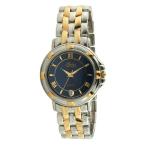 Swiss Edition Men's Luxury Bracelet Watch - Two-Tone Gold Plated Sport Bezel, Blue Dial and Swiss Made Analog Quartz Movement 並行輸入品