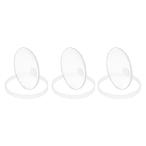 Ewatchparts 3 SAPPHIRE CRYSTAL COMPATIBLE WITH 4