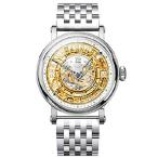 ショッピングLuxury BORMAN Luxury Watch for Men,Mens Automatic Watches Fashion Skeleton Self Wind Mechanical Wristwatch Sapphire Wristwatches Month Date (Men W 並行輸入品