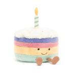 Jellycat (ジェリーキャット) 楽しいレインボーバースデーケーキフード ぬいぐるみ Lサイズ 並行輸入品